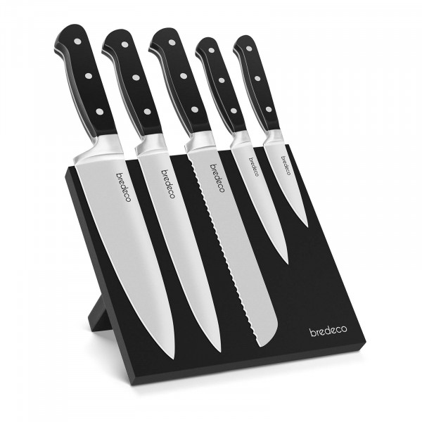 B-varer Knivmagnet med 5 kniver