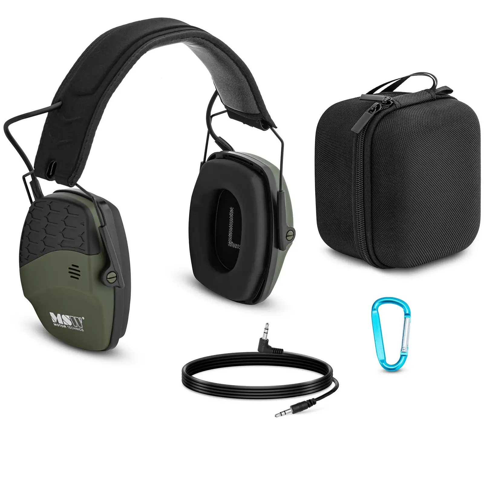 Bluetooth-støyreduserende hodetelefoner - Dynamisk ekstern støykontroll - Grønn