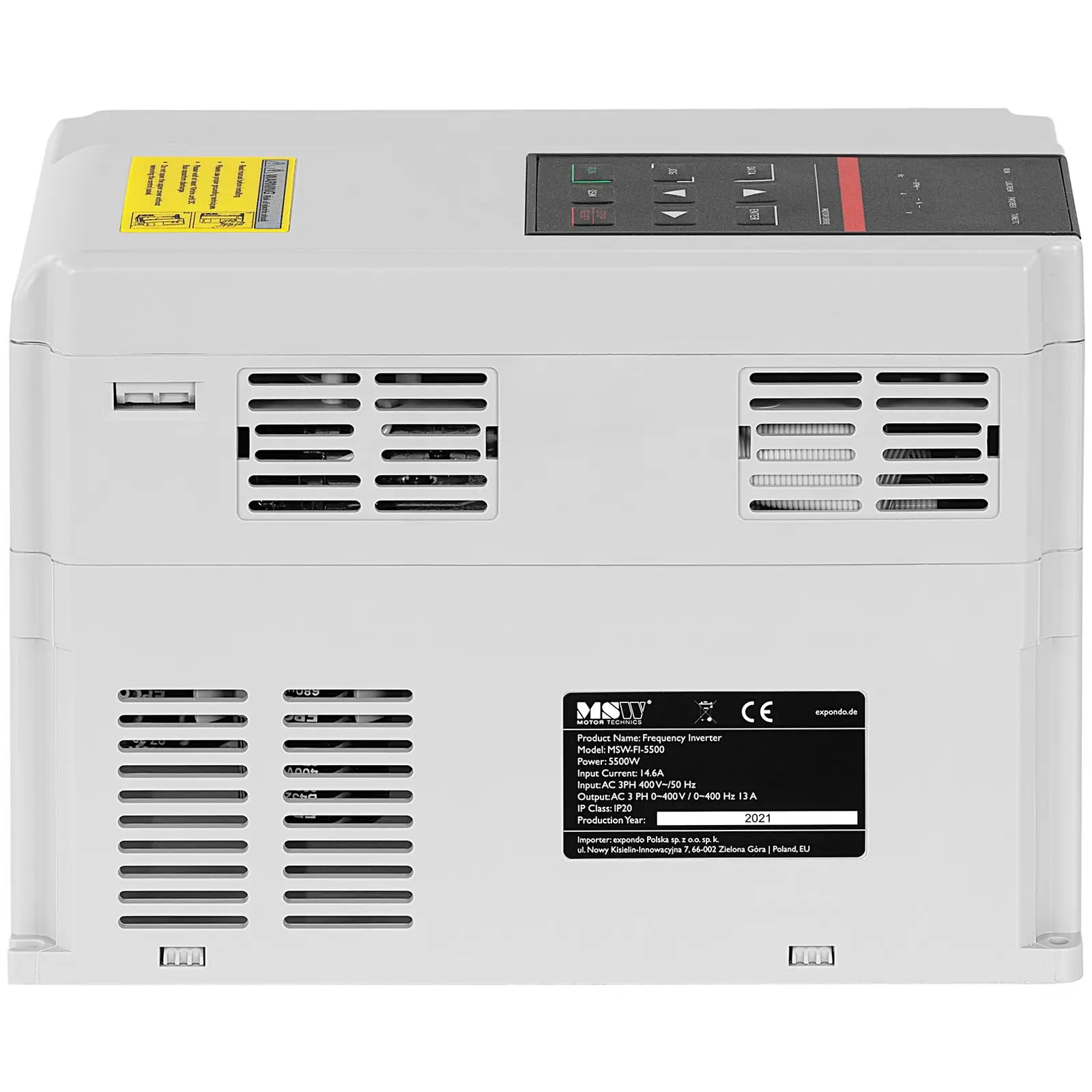 Frekvensomformer - 3,7 kW / 5 hk - 380 V - 50 - 60 Hz - LED