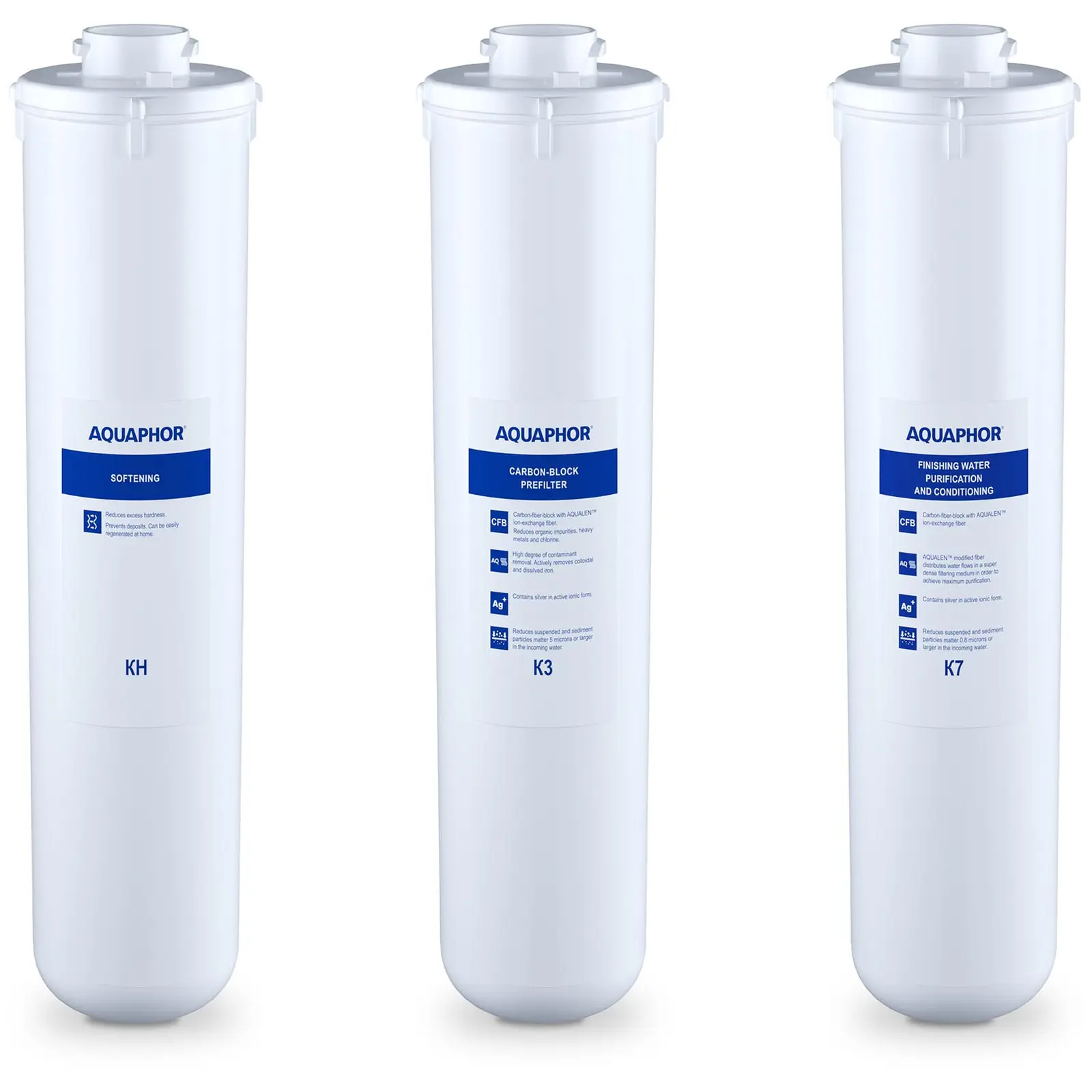 Aquaphor aktive kullfiltre - filtre for sett med vannmykner