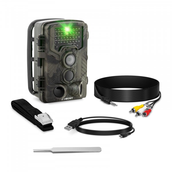 B-varer Viltkamera - 8 MP - Full HD - 42 IR LED - 20 m. - 0,3 sek. - 3G