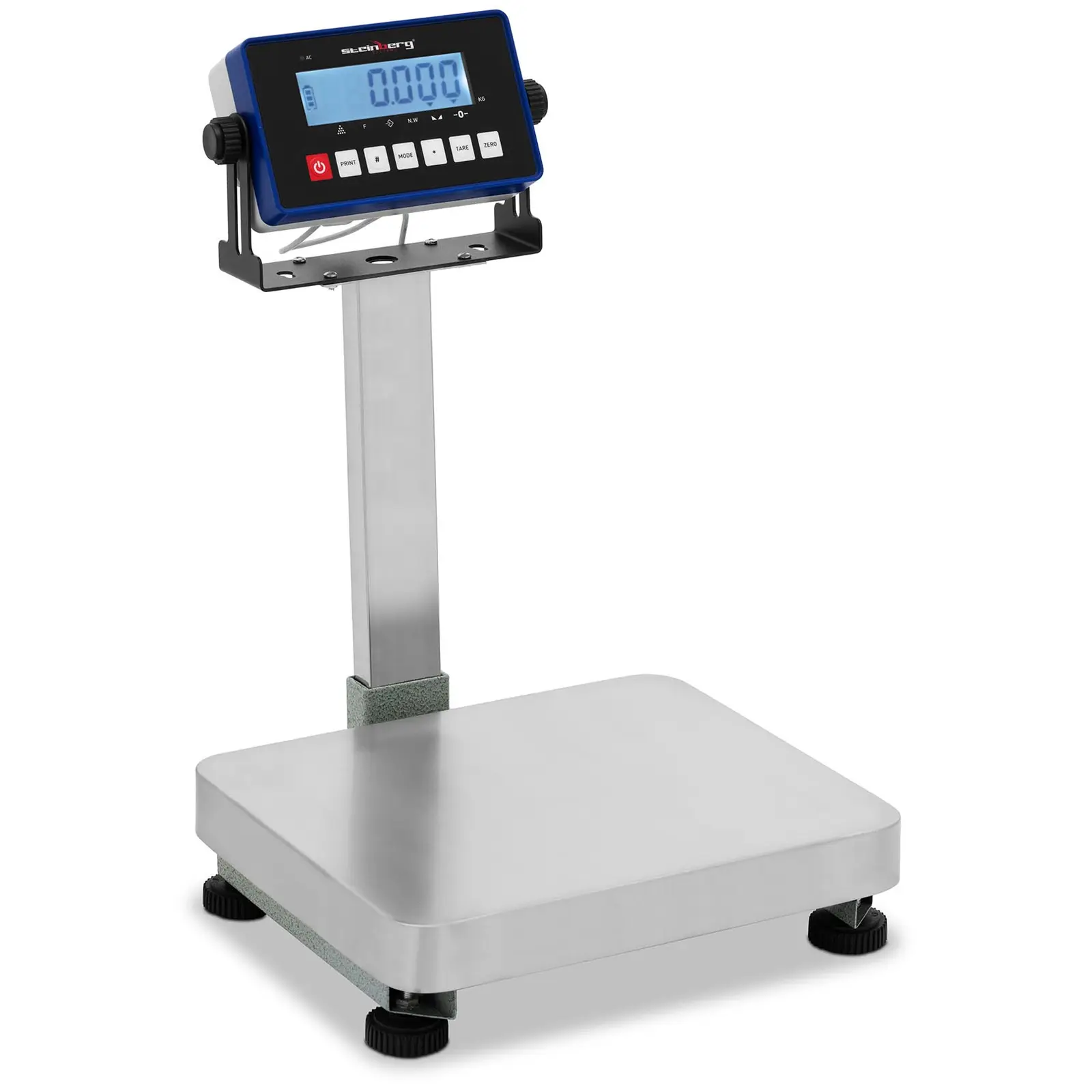 Digital vekt - 60 kg / 0,007 kg - 290 x 340 x 92 mm - kg / lb - LCD