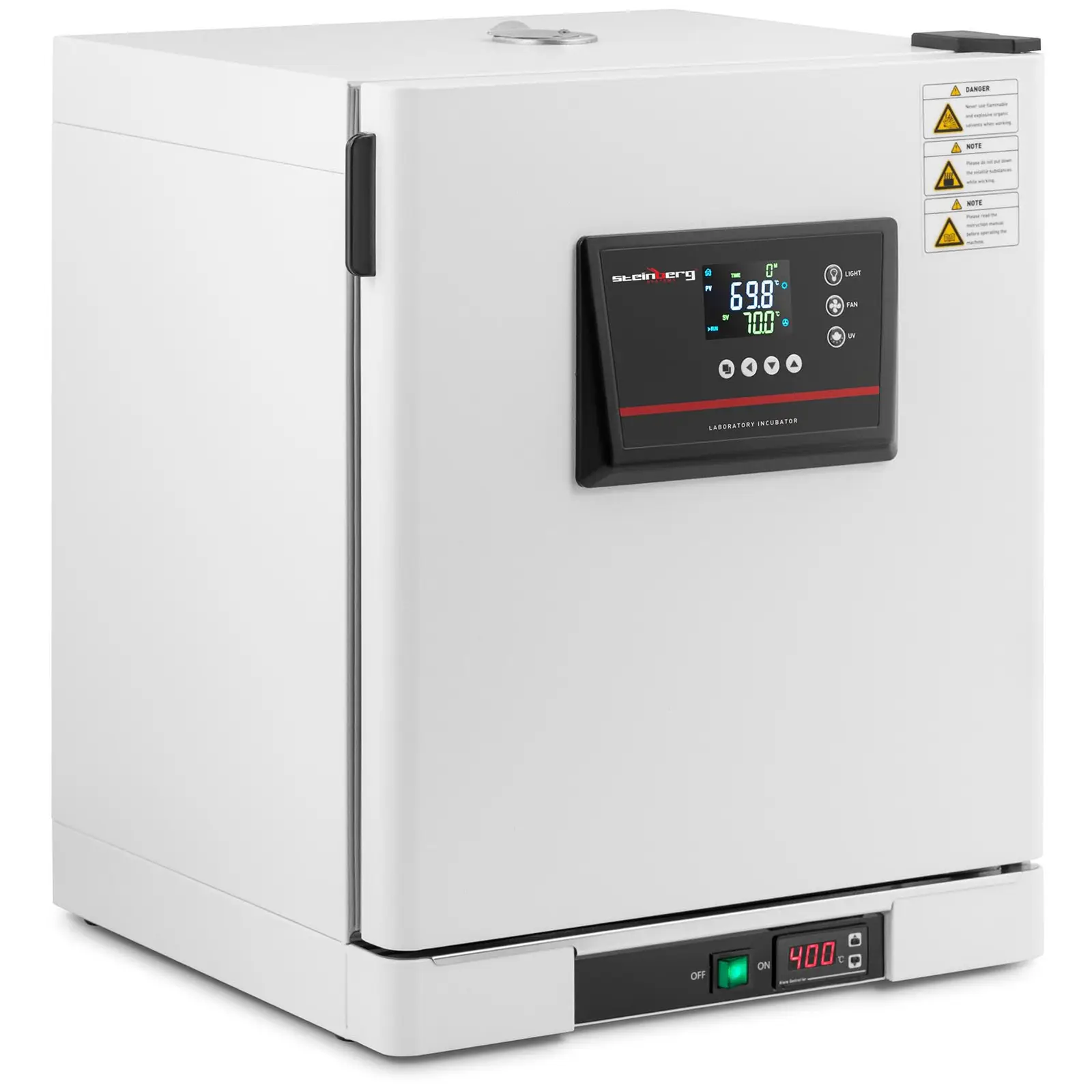 Laboratorieinkubator - 5 - 70 °C - 43 L - luftsirkulasjon