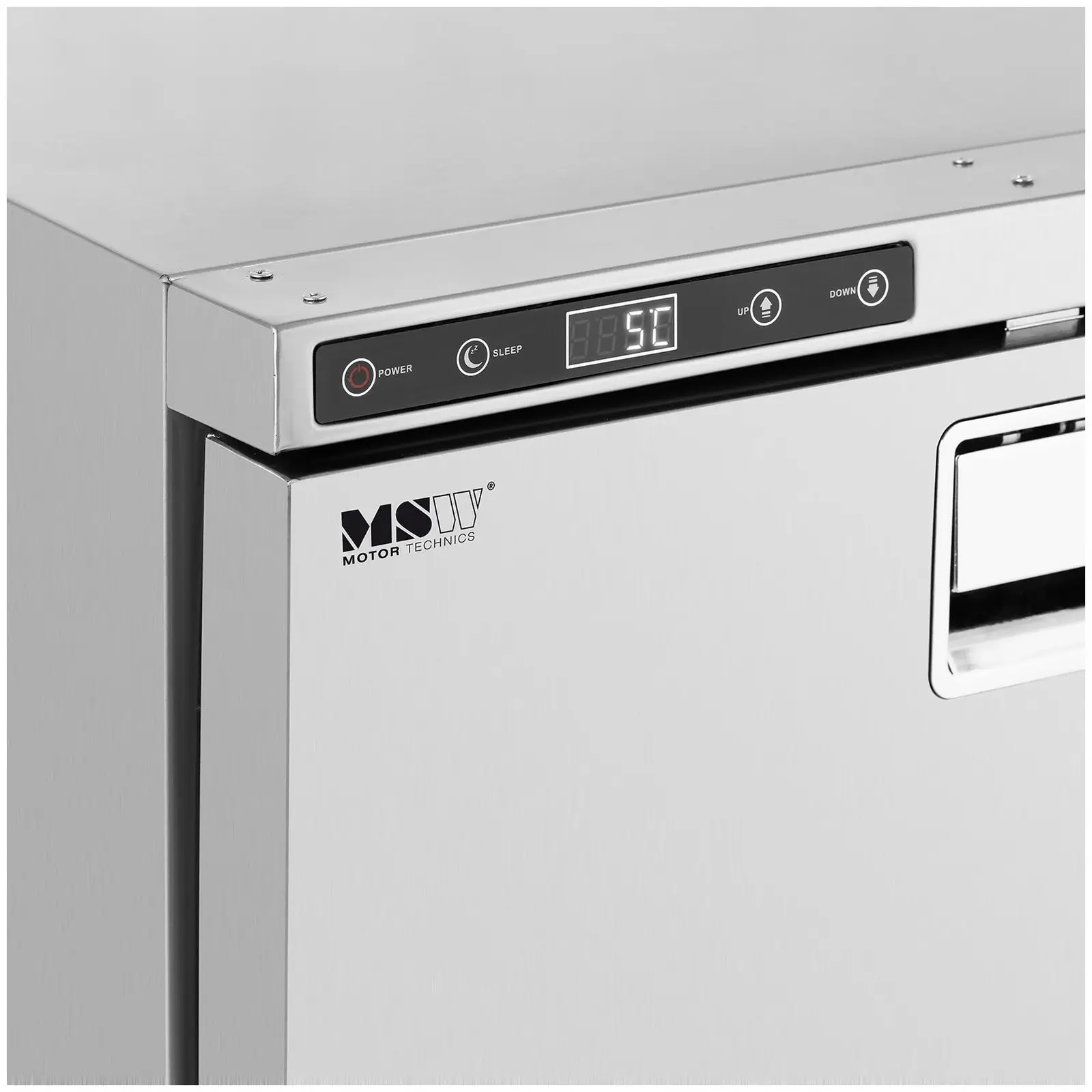Bilkjøleskap - 28 L - -12 - 10 °C - 12/24 V - rustfritt stål
