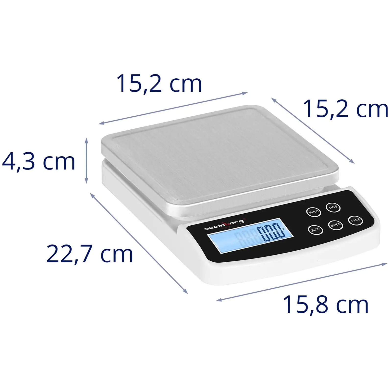 Digital brevvekt - 5 kg / 0,1 g - Basic