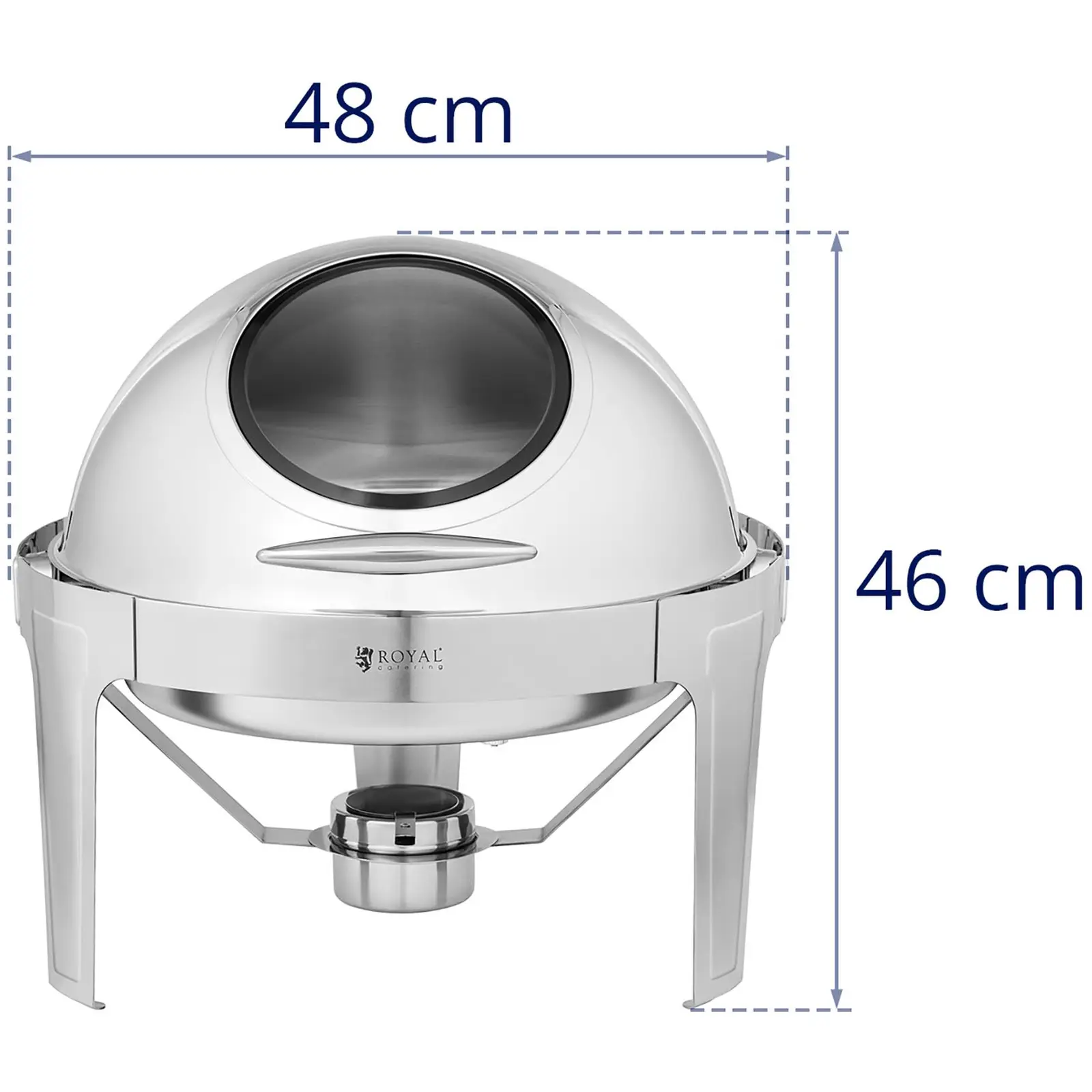Chafing Dish - rund - Royal Catering - 5.8 L