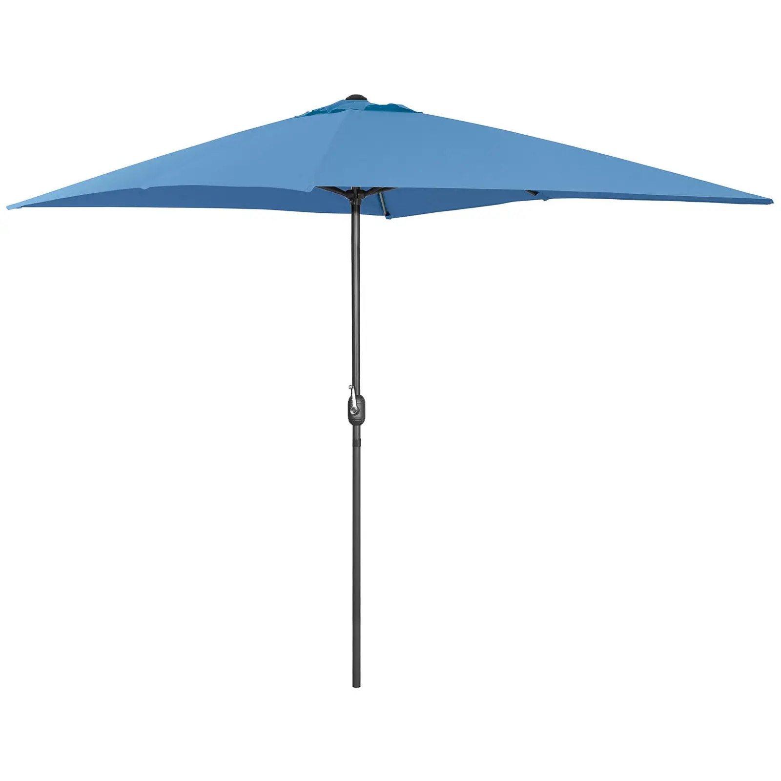 B-varer Stor parasoll - blå - rektangulær - 200 x 300 cm