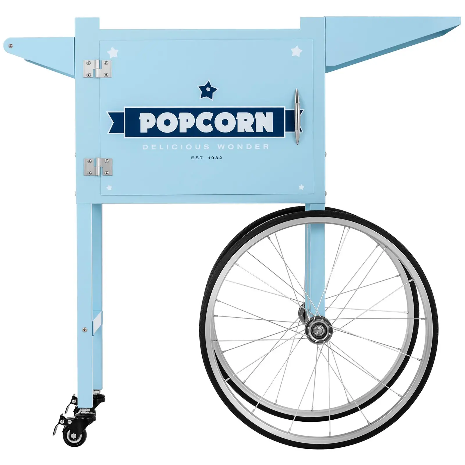 B-varer Vogn til popcornmaskin - blå