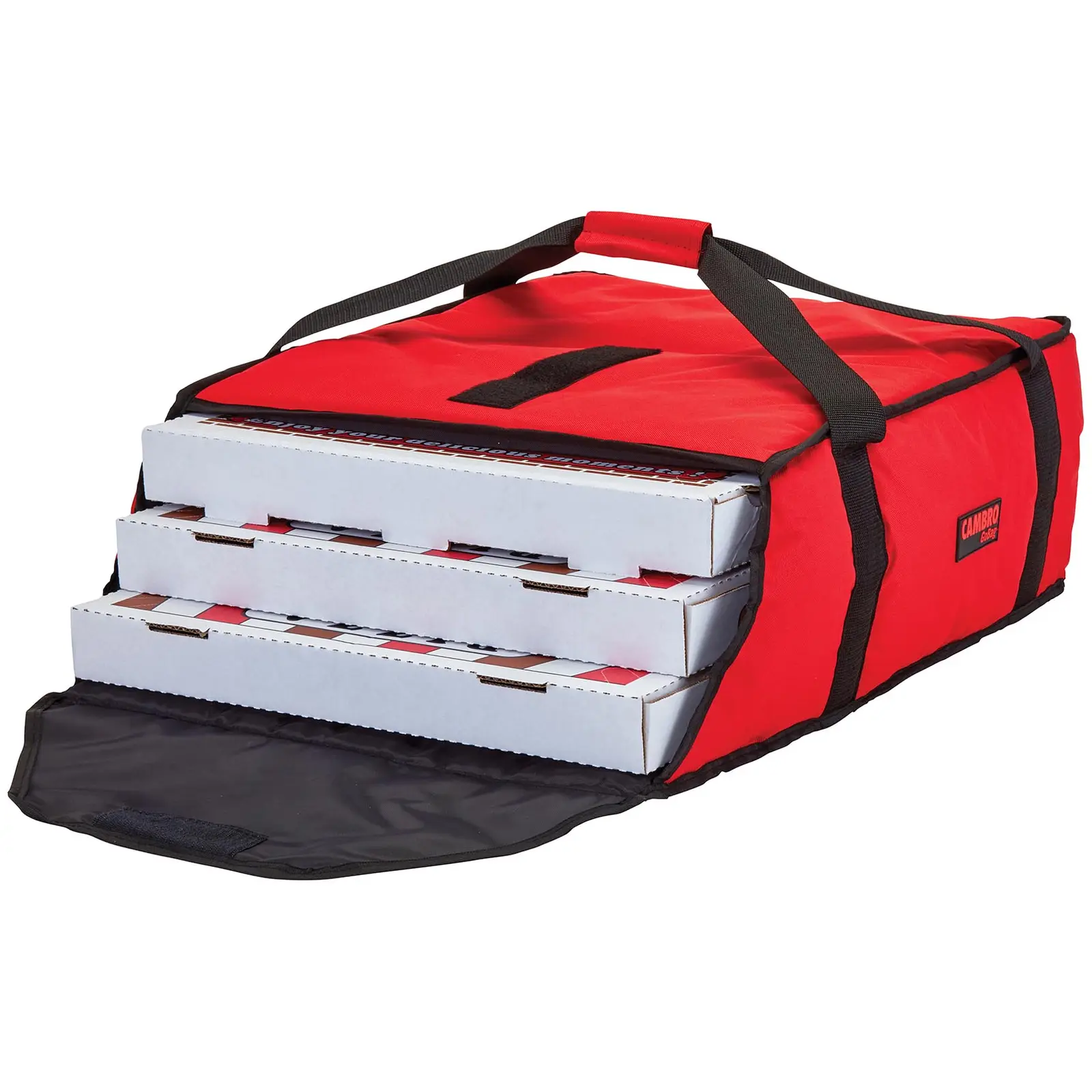 Varmebag for pizza- 44.5 x 51 x 19 cm - Rød