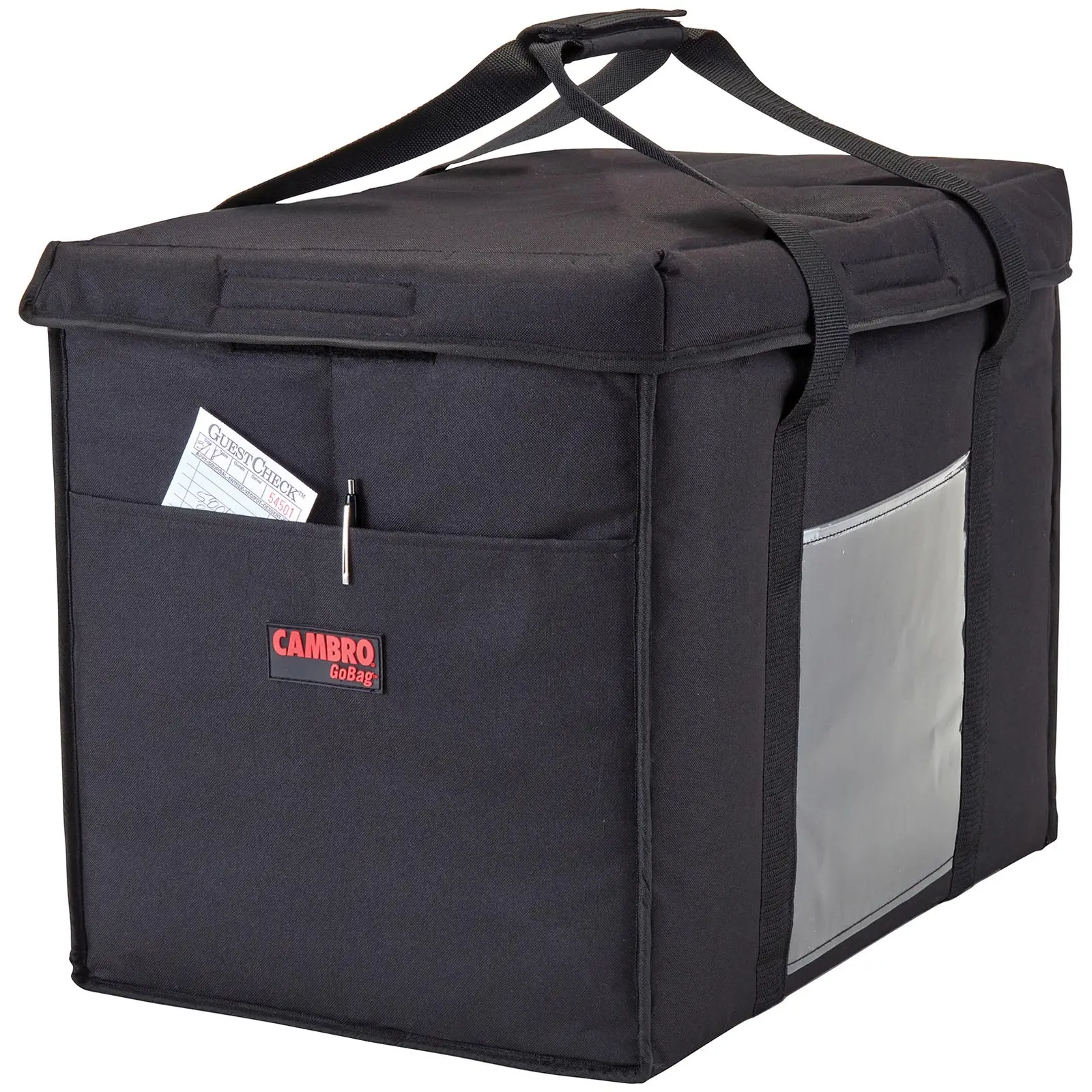 Varmebag for mat - 53.5 x 35.5 x 43 cm - Sort - sammenleggbar
