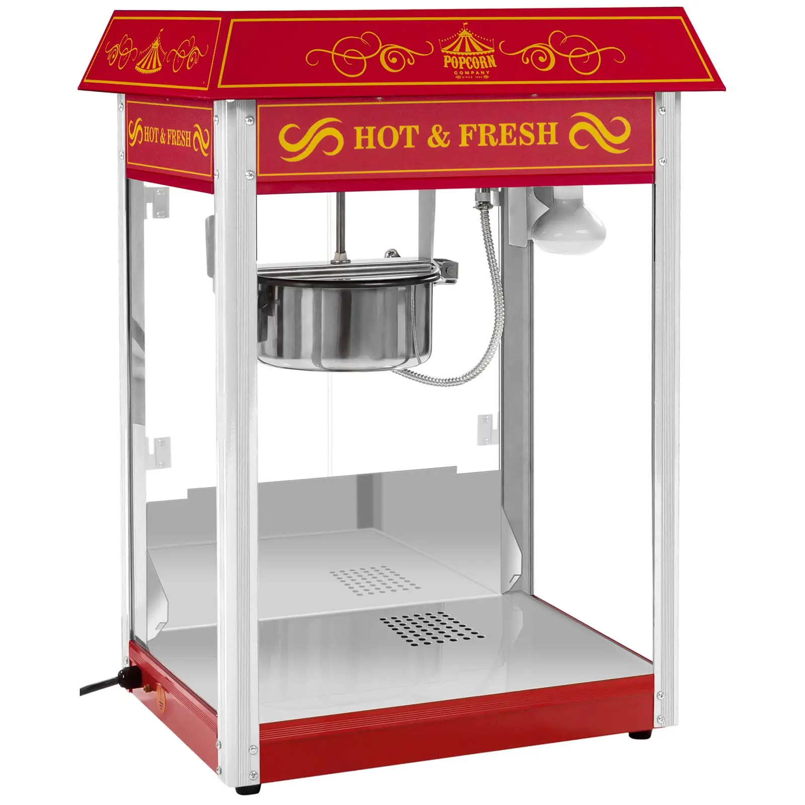 Popcornmaskin - Rød -  Amerikansk design